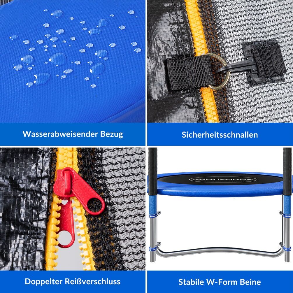 Trampolin Ø427cm inkl Sicherheitsnetz TÜV SÜD GS