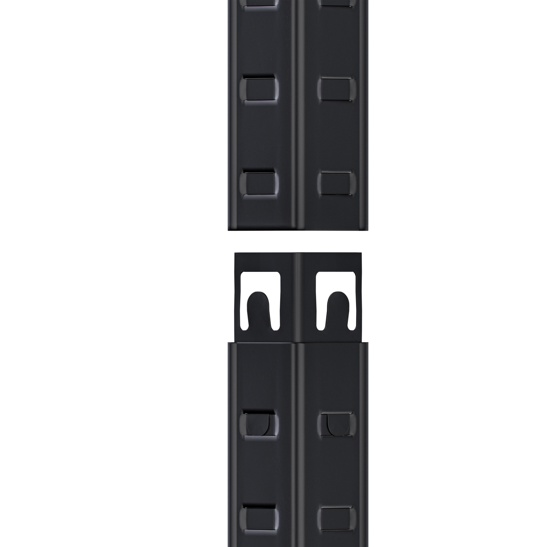 Schwerlasteckregal Schwarz 180x70x40cm verzinkt 875kg