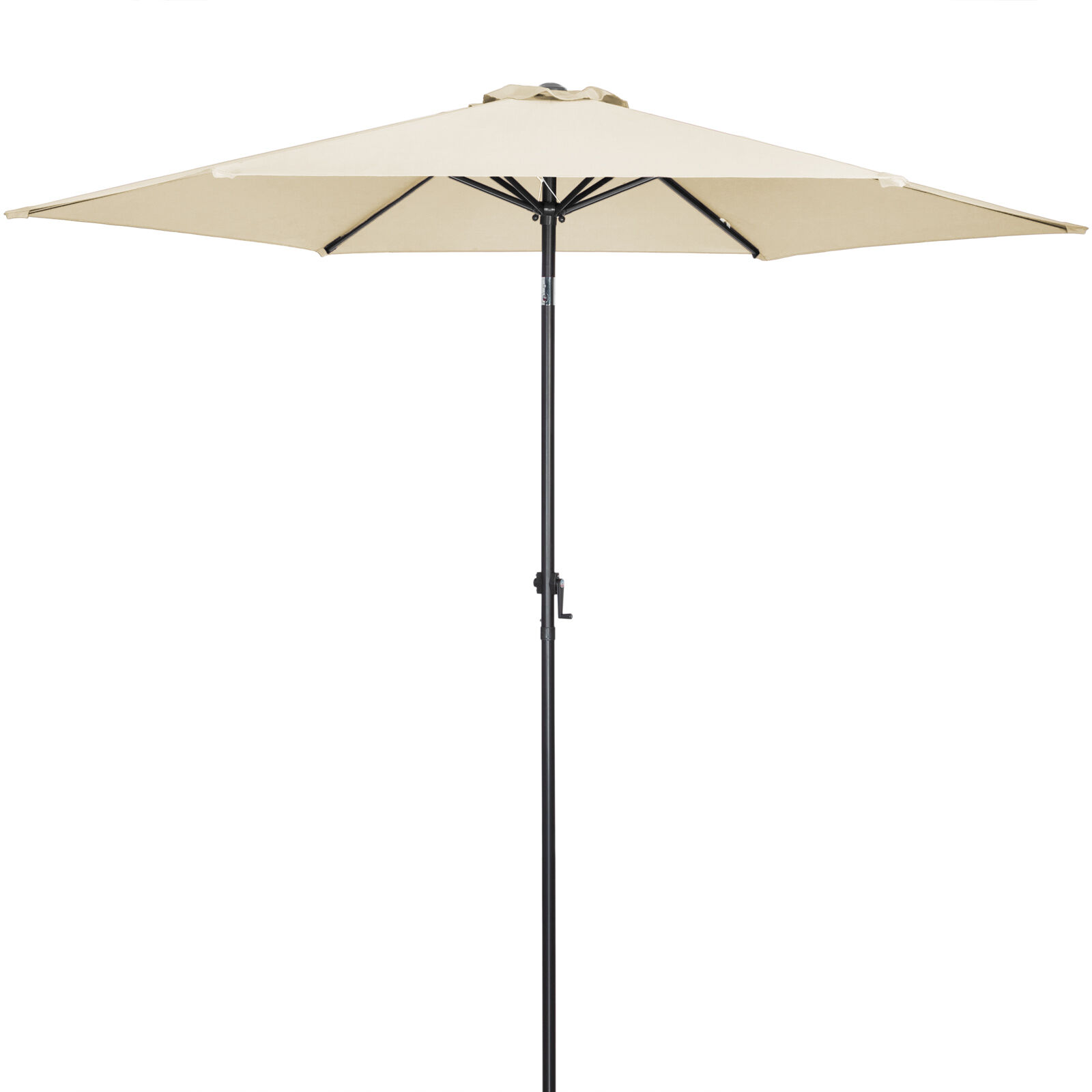 Sonnenschirm Beige Alu Ø300cm UV-Schutz 80+