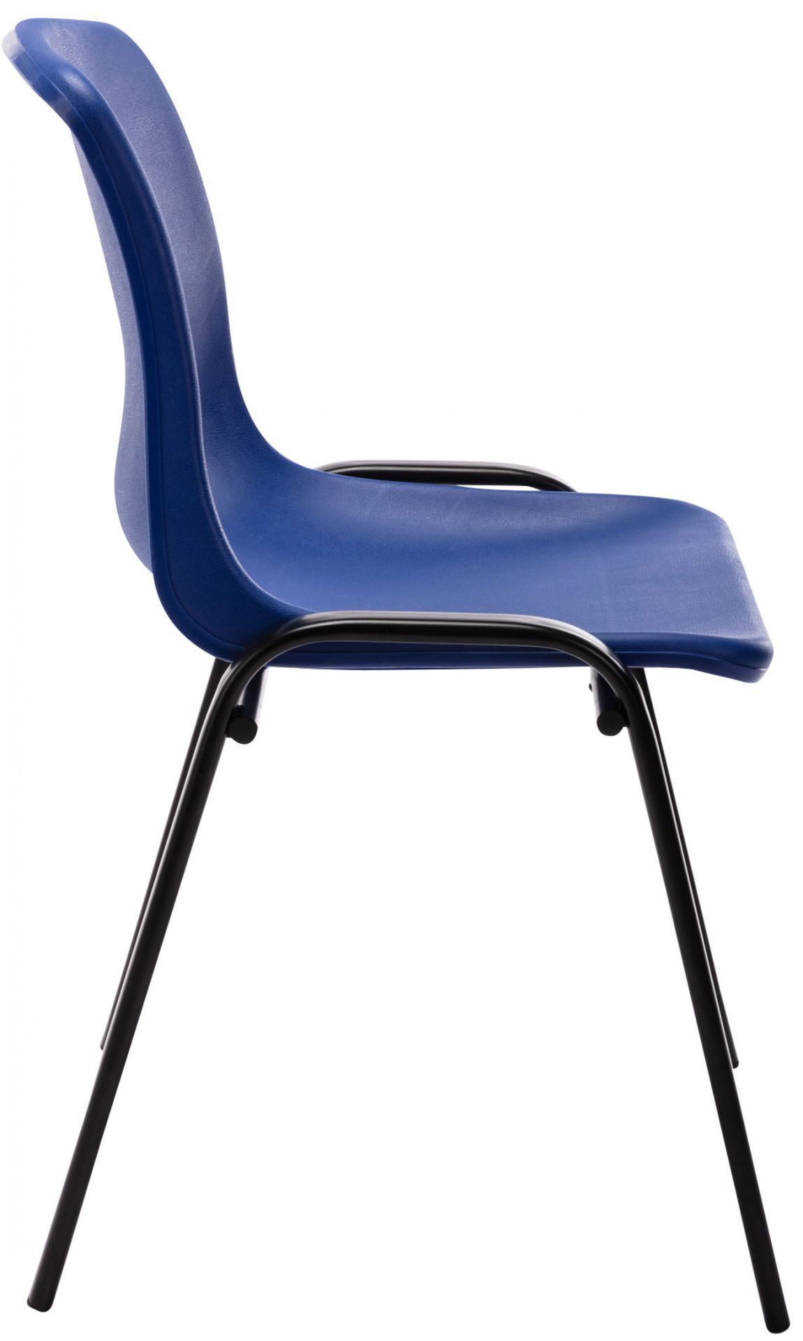 4er Set Stapelstuhl Nowra Kunststoff, blau