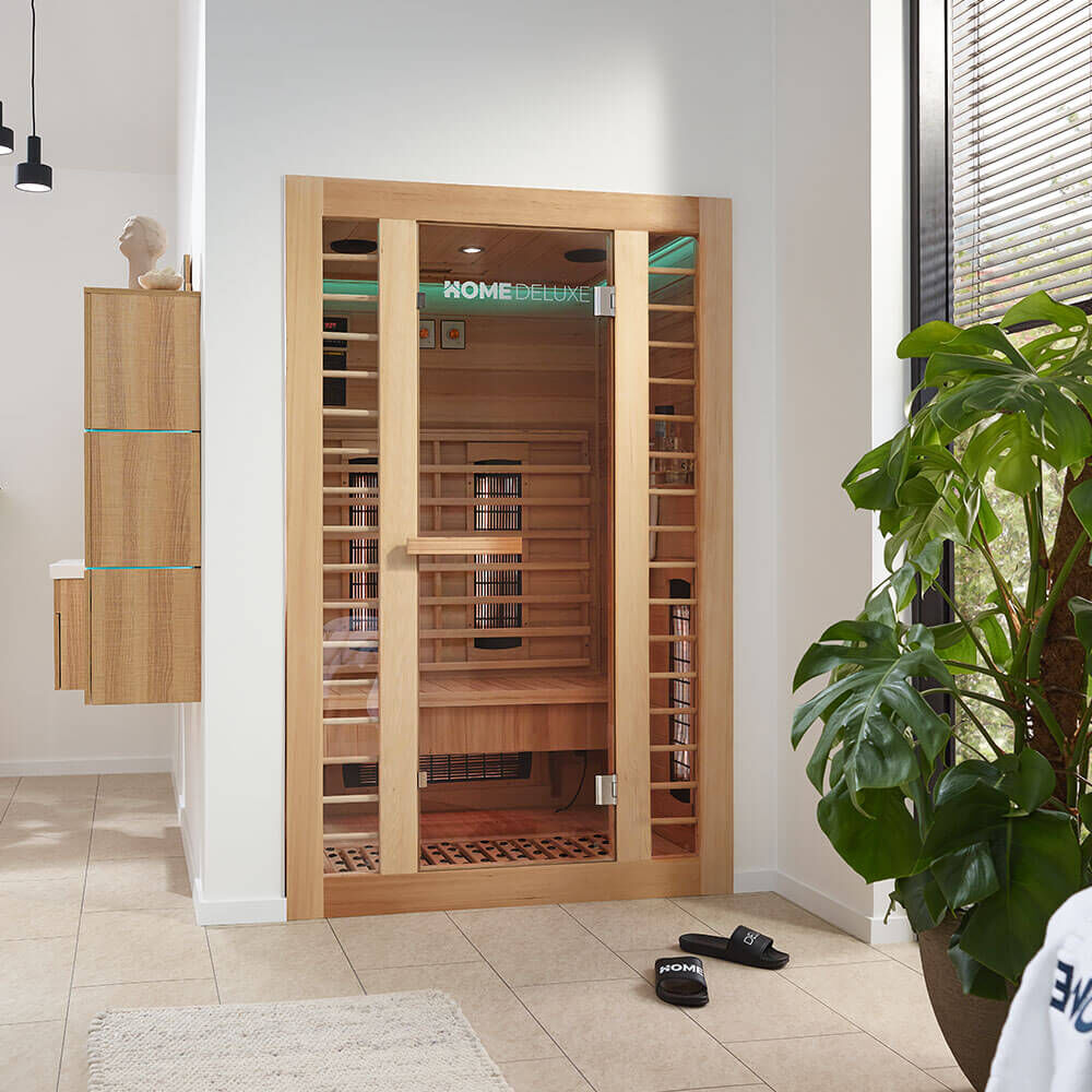 Infrarotkabine REDSUN DELUXE PLUS M - 120 x 105 cm für 2 Personen
