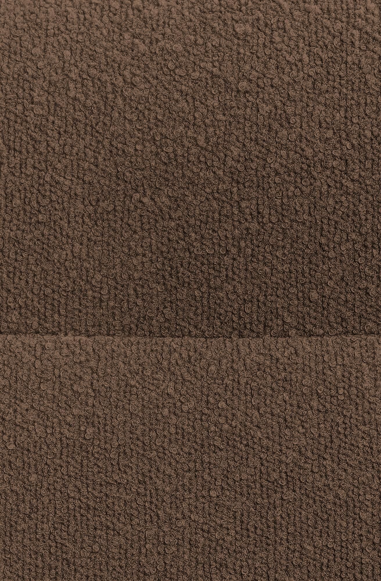 Esszimmerstuhl Merlinda Stoff Teddy, braun