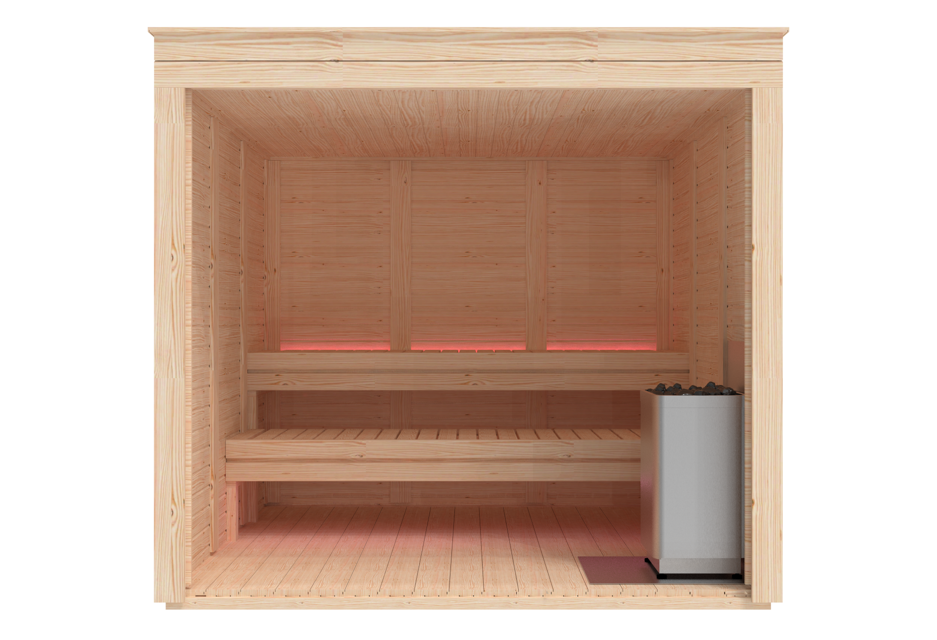 Saunacube modern 2,4 x 2,4m