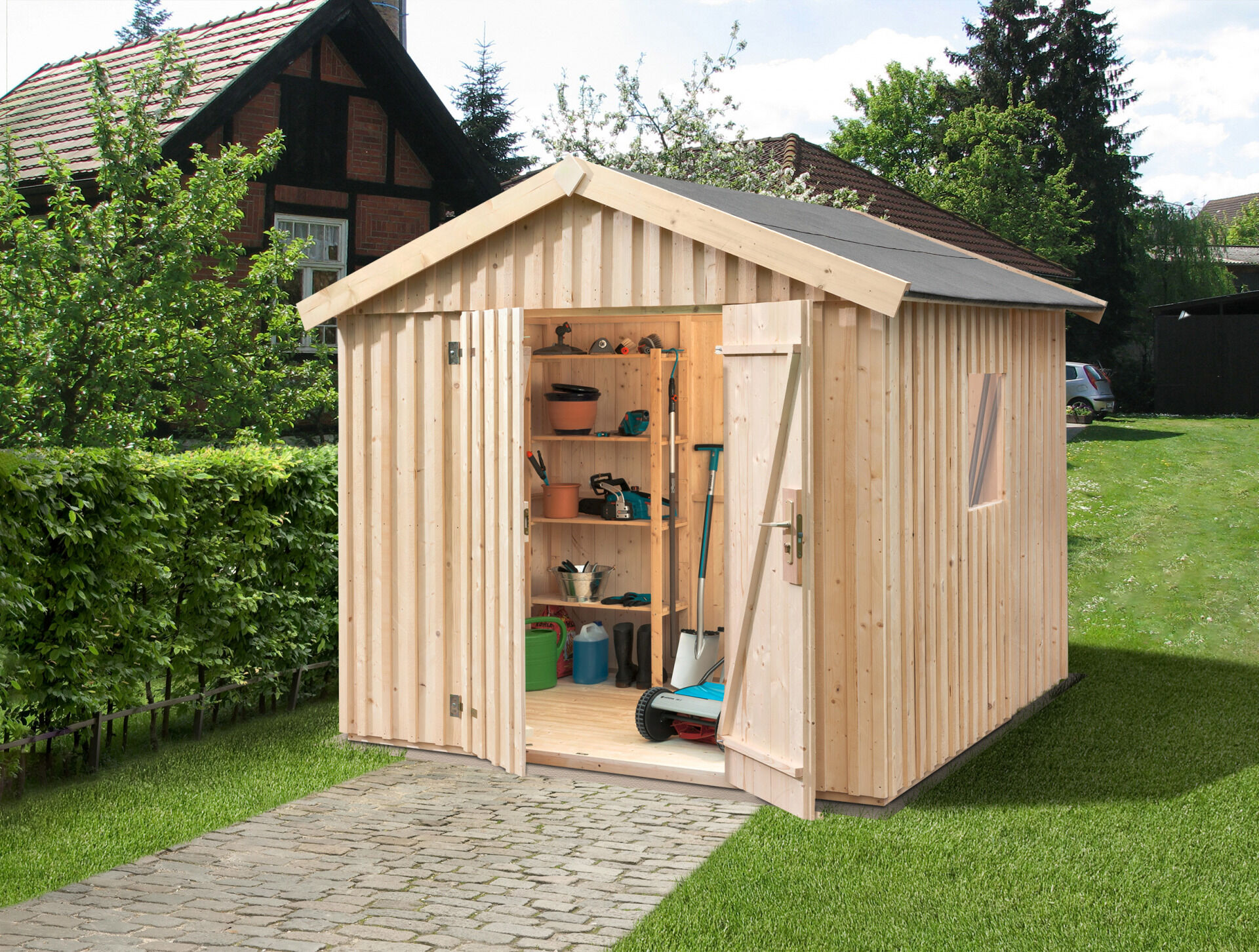 weka Schwedenhaus Gartenhaus 2,8x2,9m