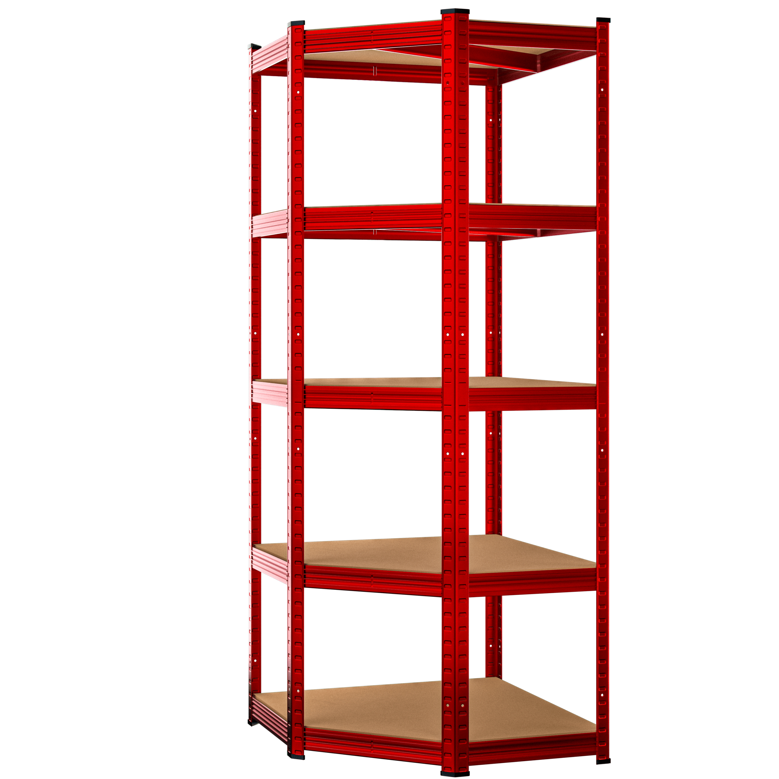 Schwerlasteckregal Rot 180x70x40cm verzinkt 875kg