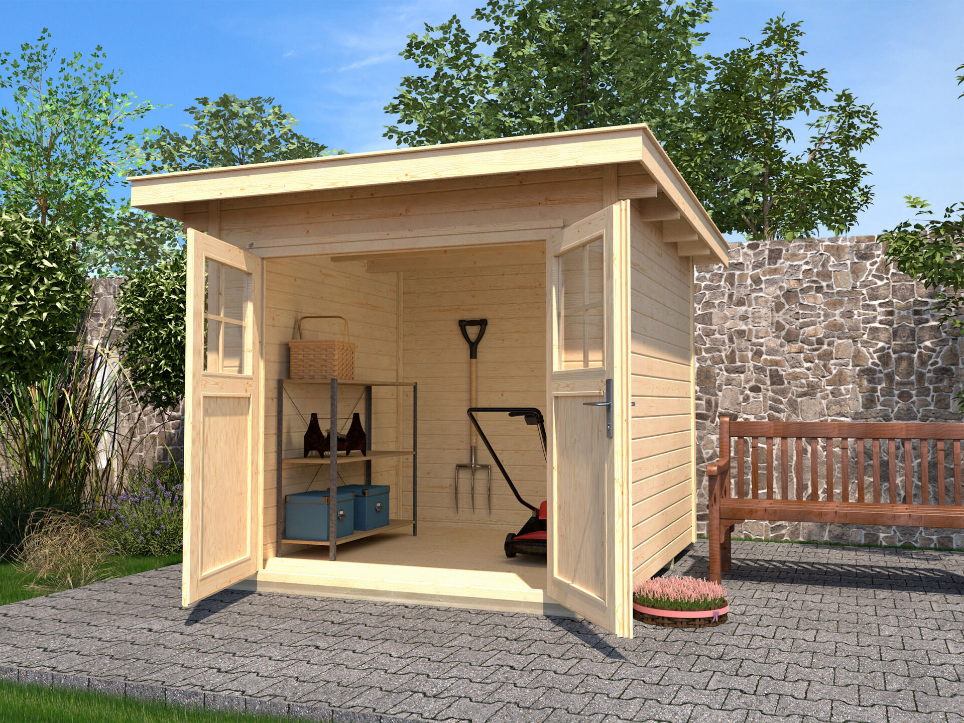 weka Gartenhaus 179 - 2,8x2,8m