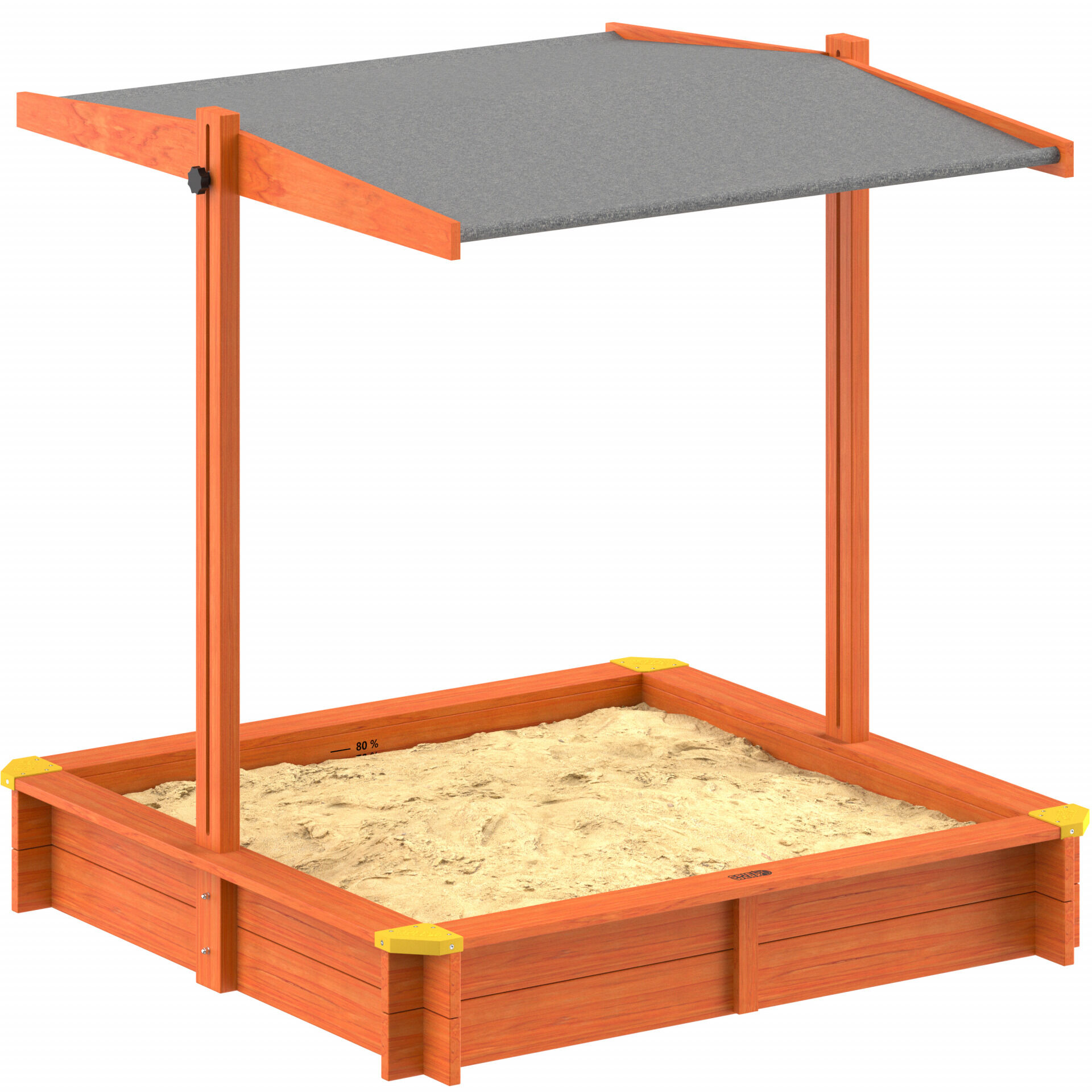 Sandkasten Sami 120x120cm UV-Schutz 50+