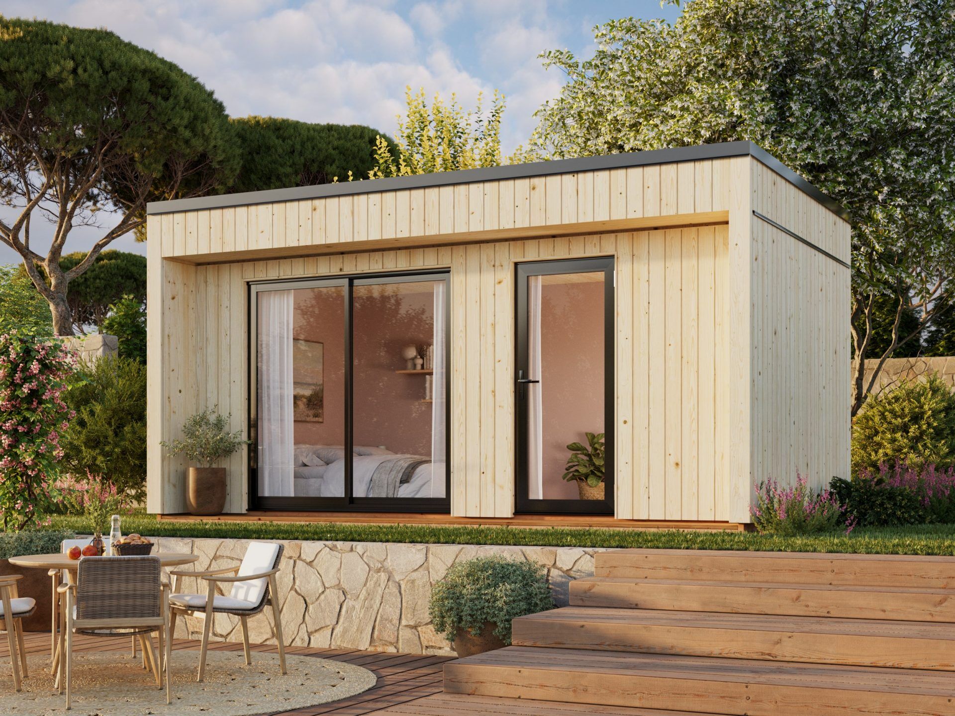 Palmako Tinyhaus Gartenhaus Johanna 13,6 m²