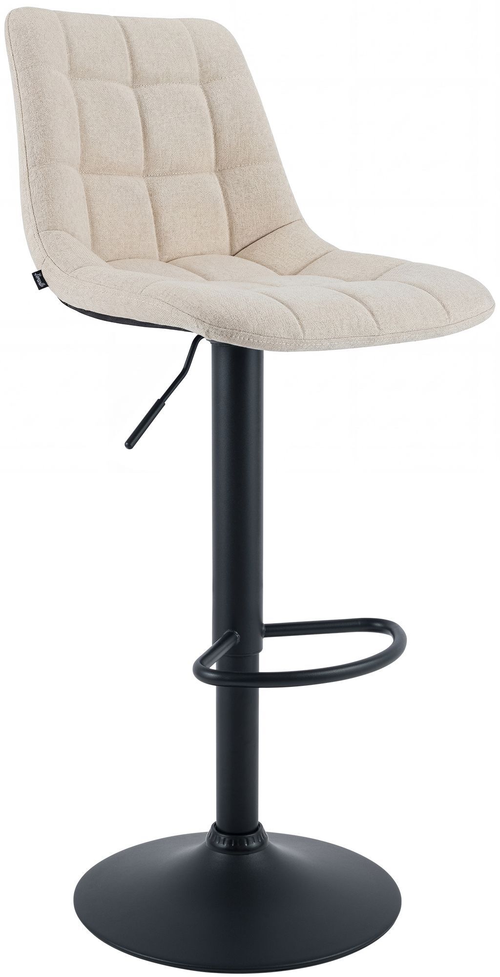 Barhocker Mapun Stoff, creme