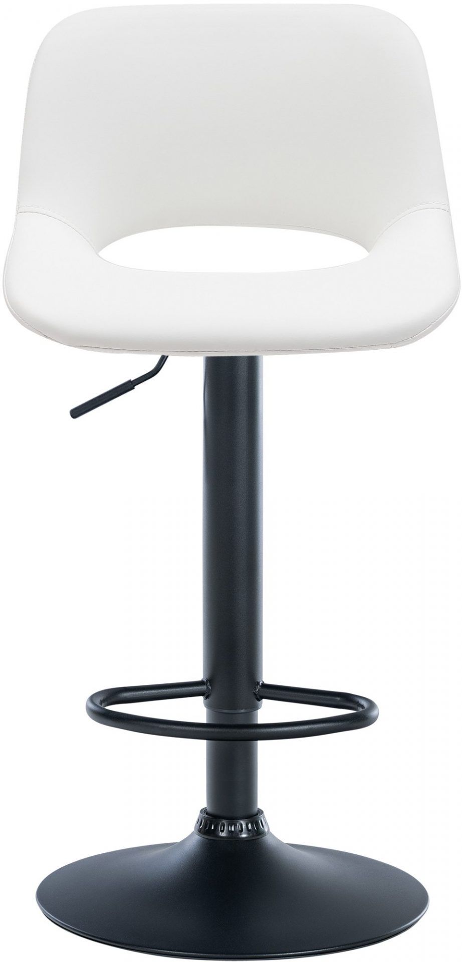 2er Set Barhocker Camden Kunstleder schwarz, weiß