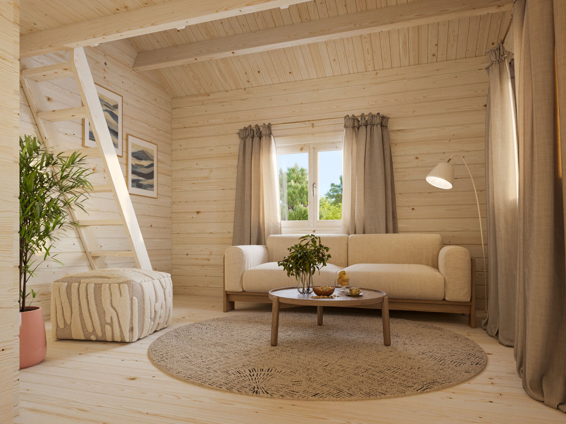 Palmako Ferienhaus Emily 40,1+5,2 m²