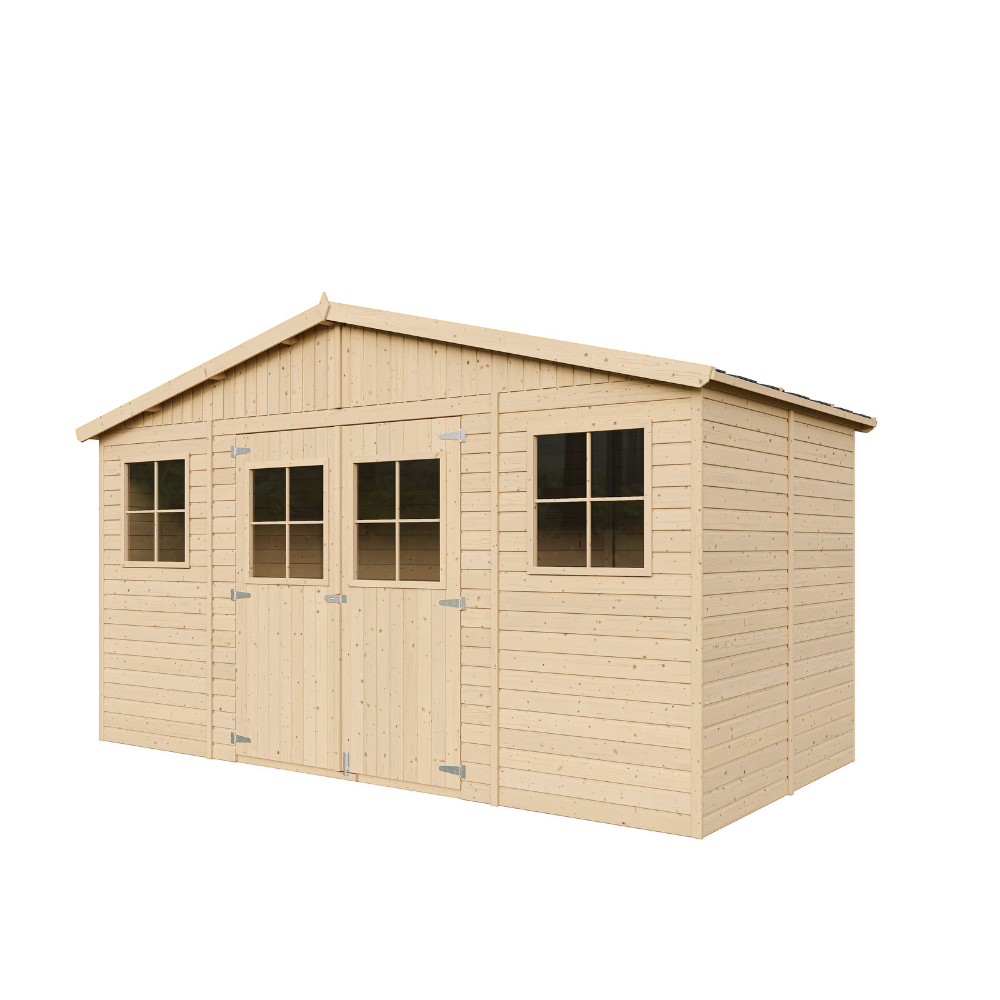 Gartenhaus Gustav M332 – Gerätehaus Holz 401 x 199 cm – 8 m2