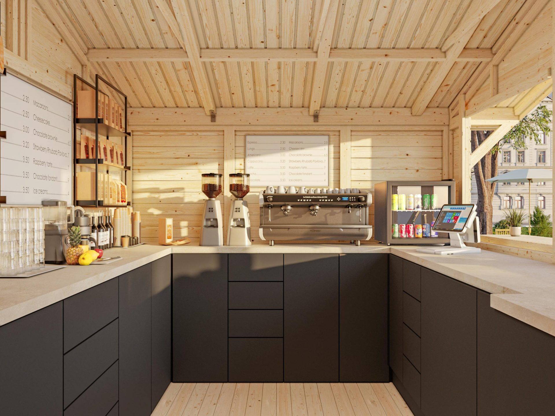 Palmako Marktstand Stella 8,2 m²