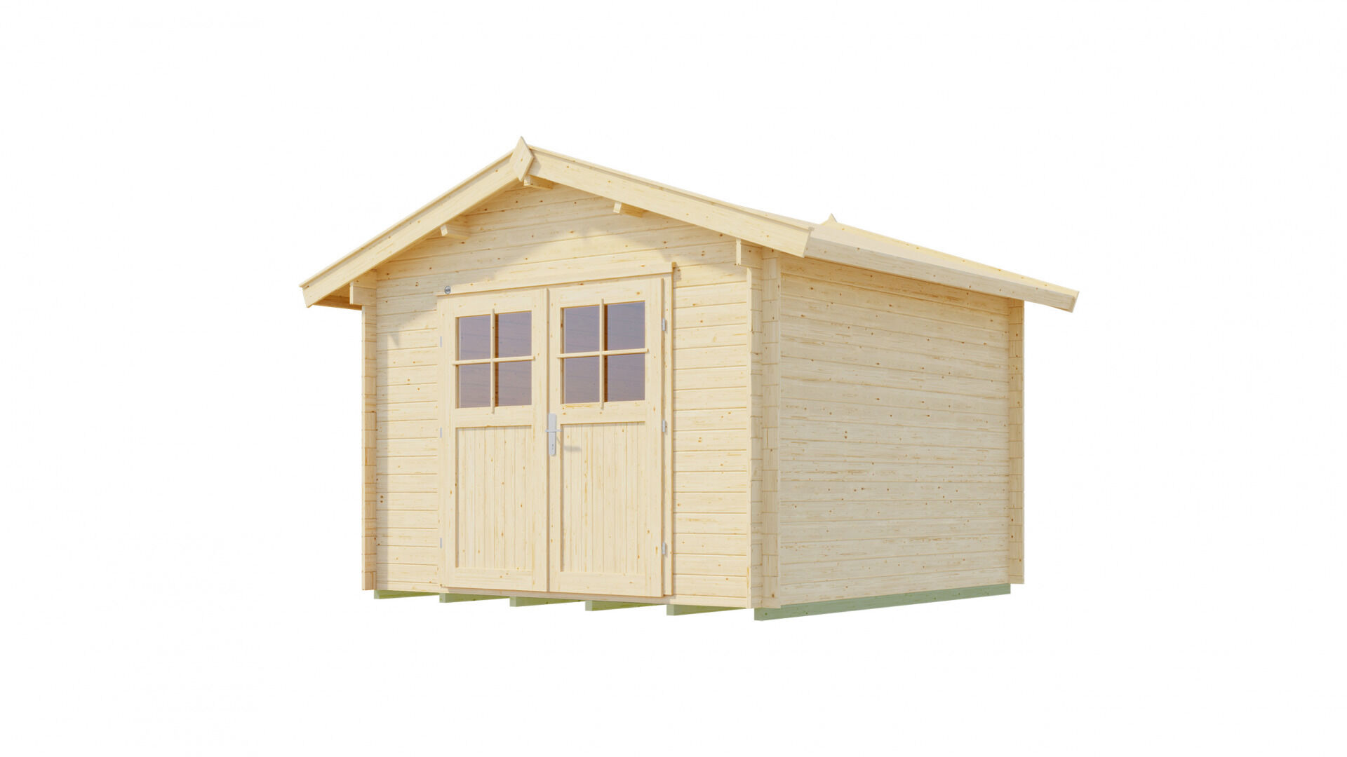 weka Gartenhaus Premium28 DT 3,8x3,3m