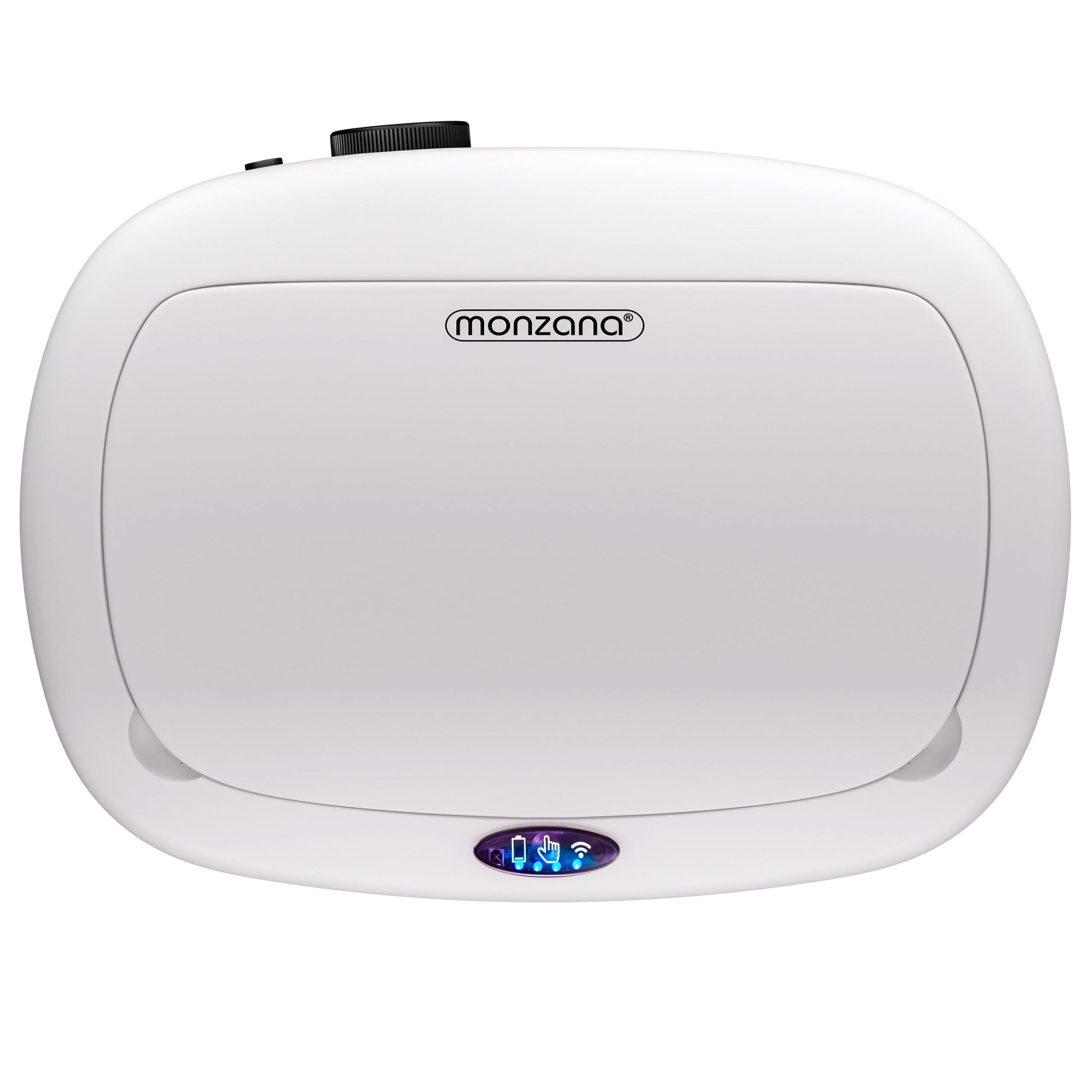 Sensor Mülleimer Edelstahl Weiß 50L