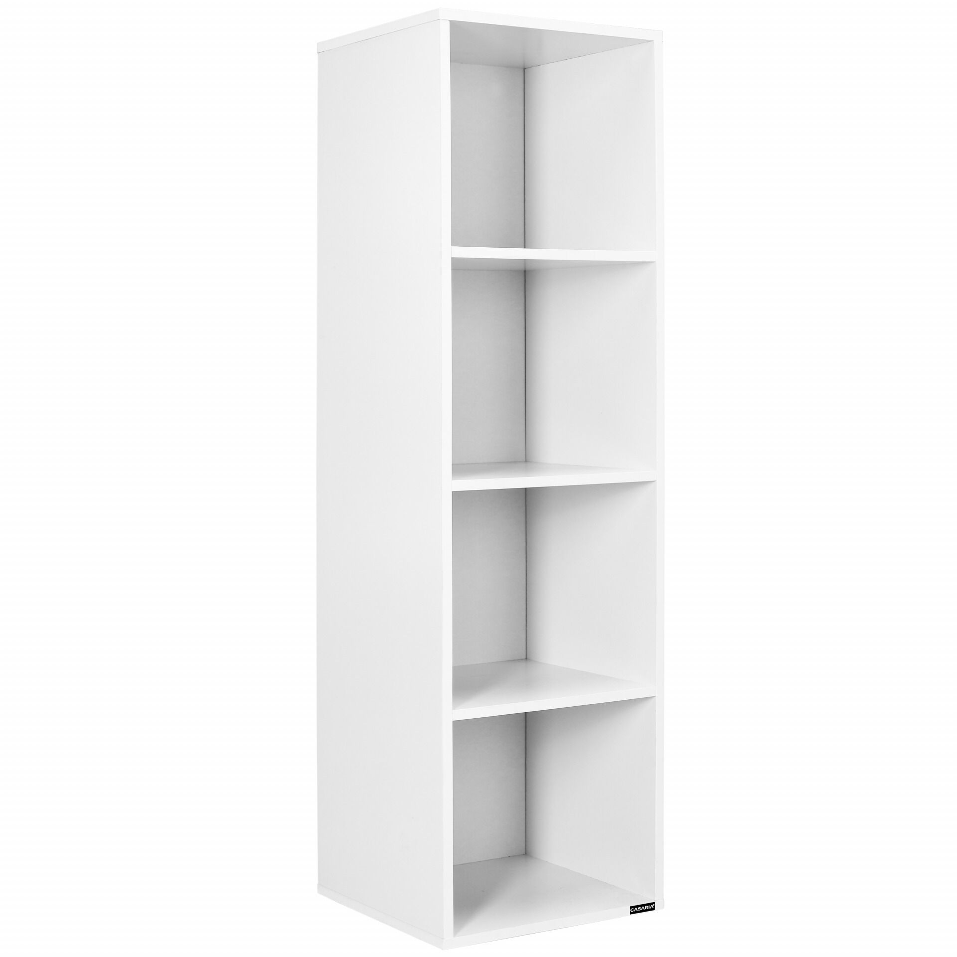 Bücherregal Skylar Weiß 106x30x30cm