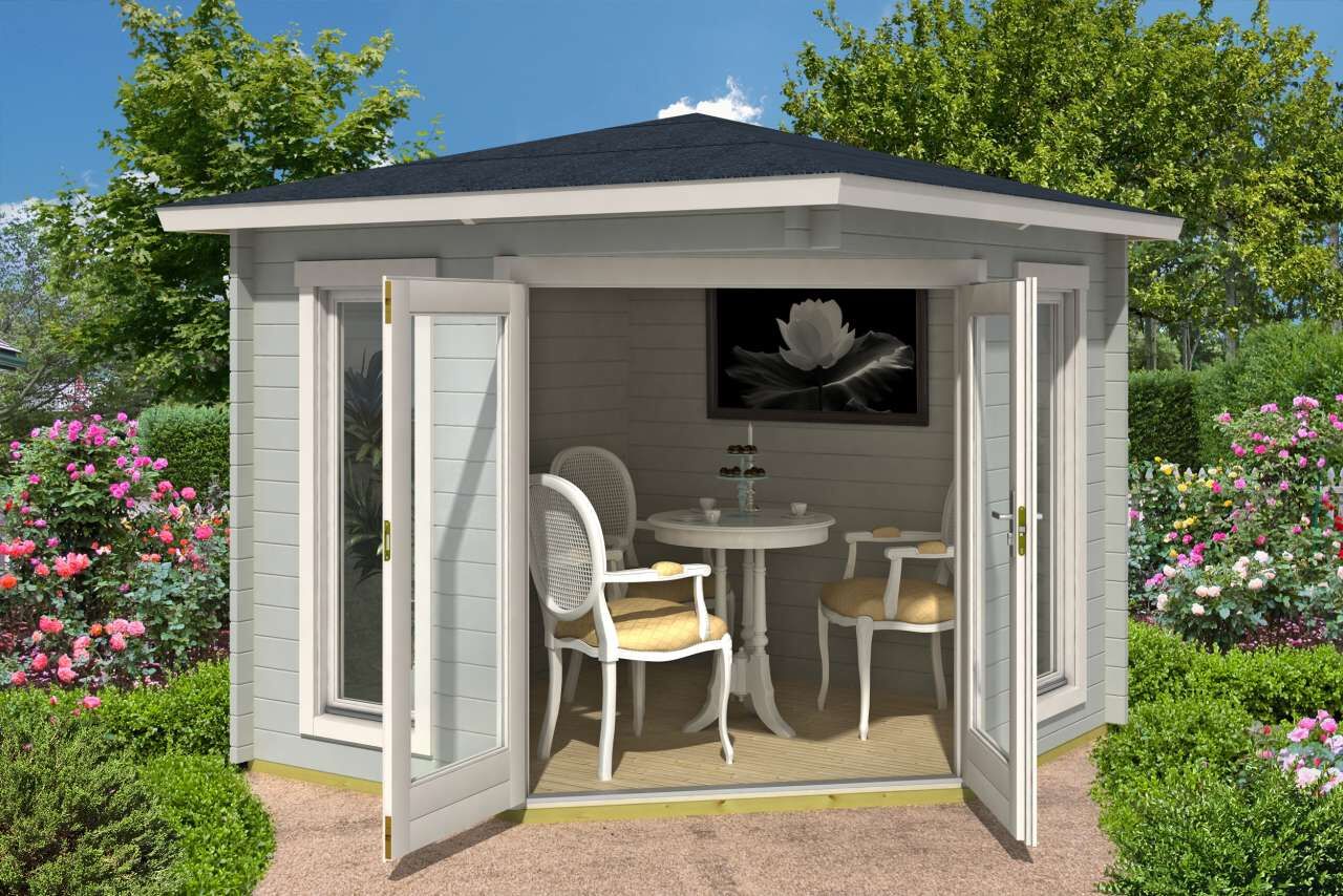 Lasita Maja 5 Eck Gartenhaus Oban 40