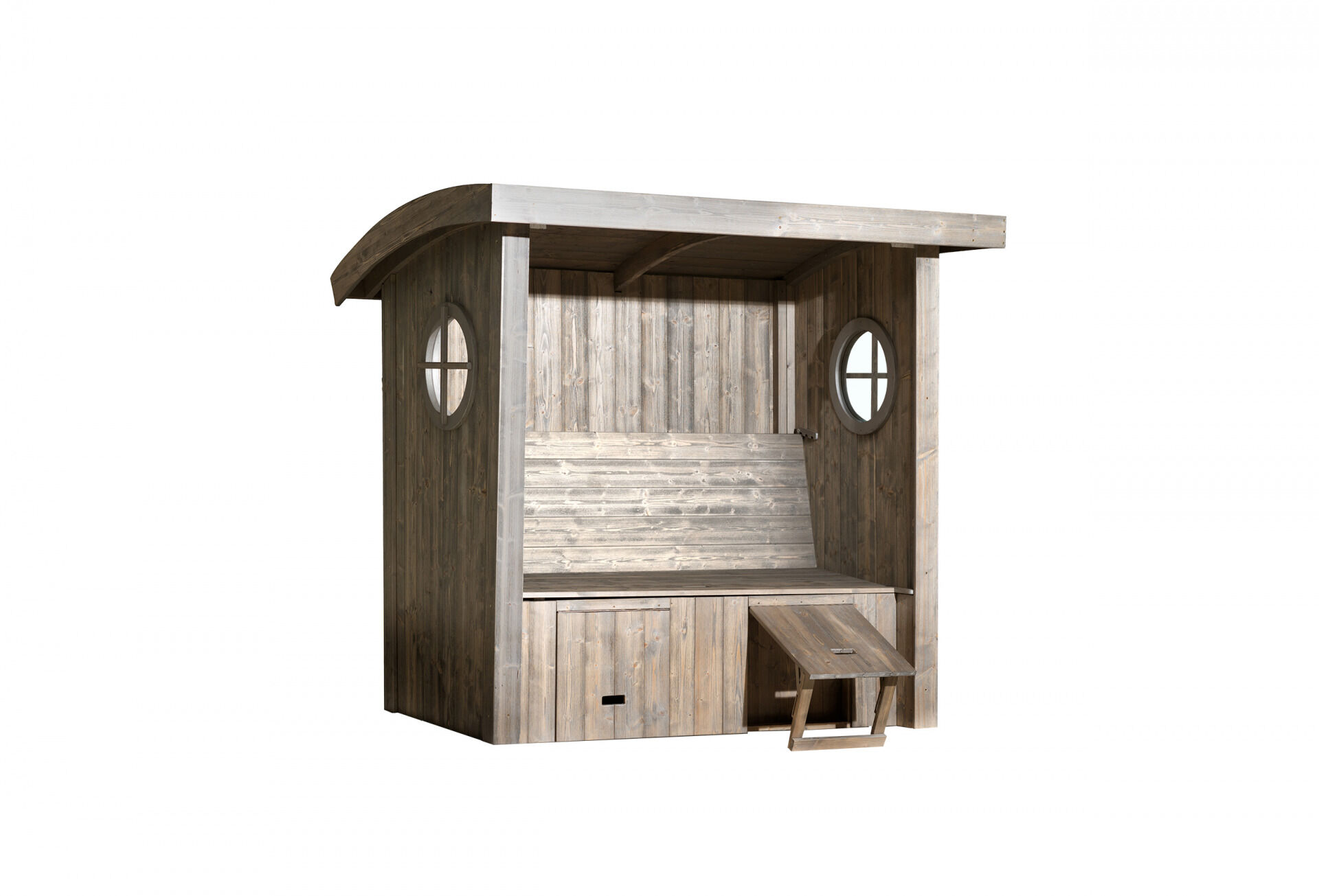 weka Gartenlaube Merano, silbergrau gebürstet