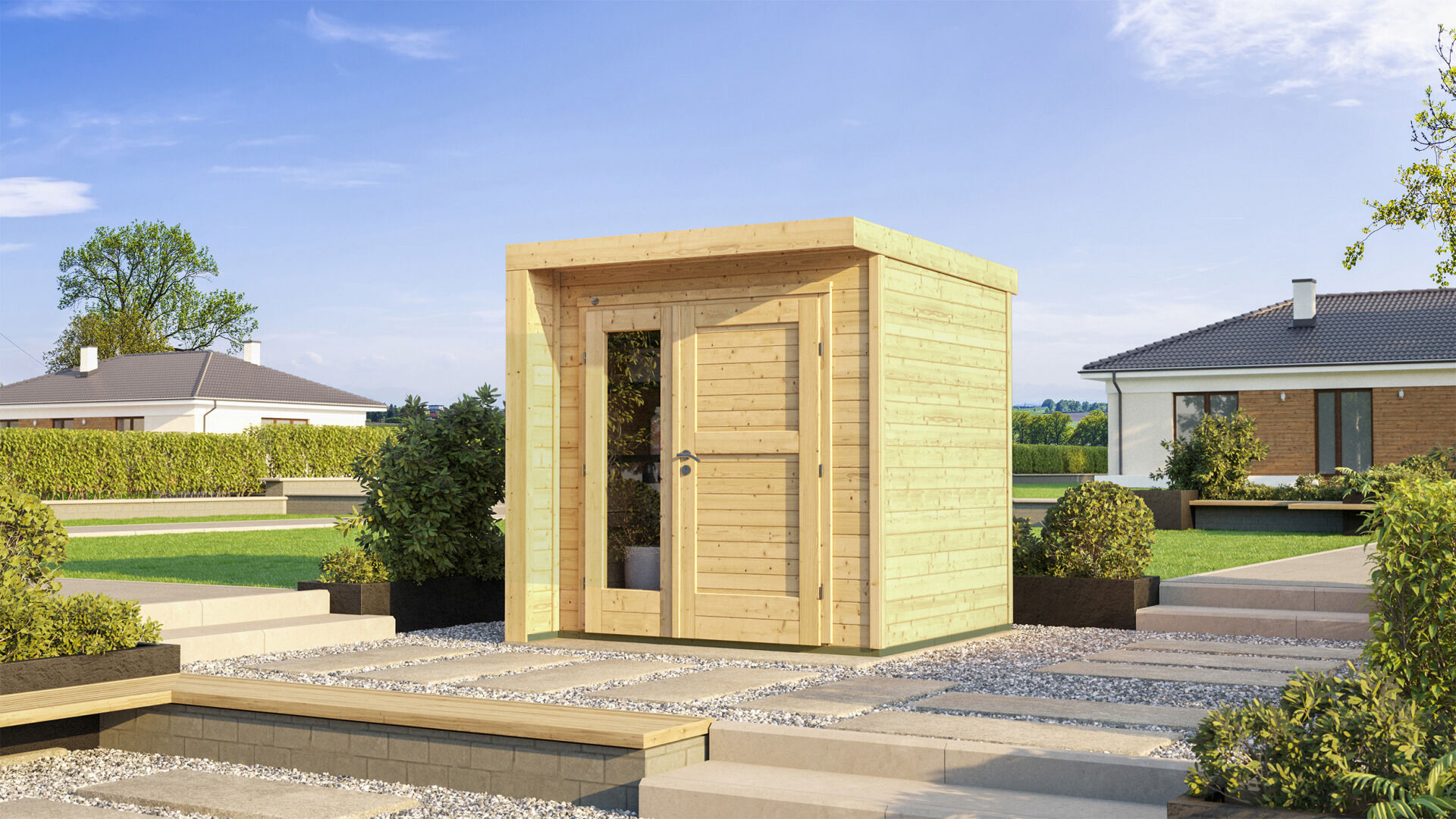 weka Design-Gartenhaus 262 B 2,1x2,2m