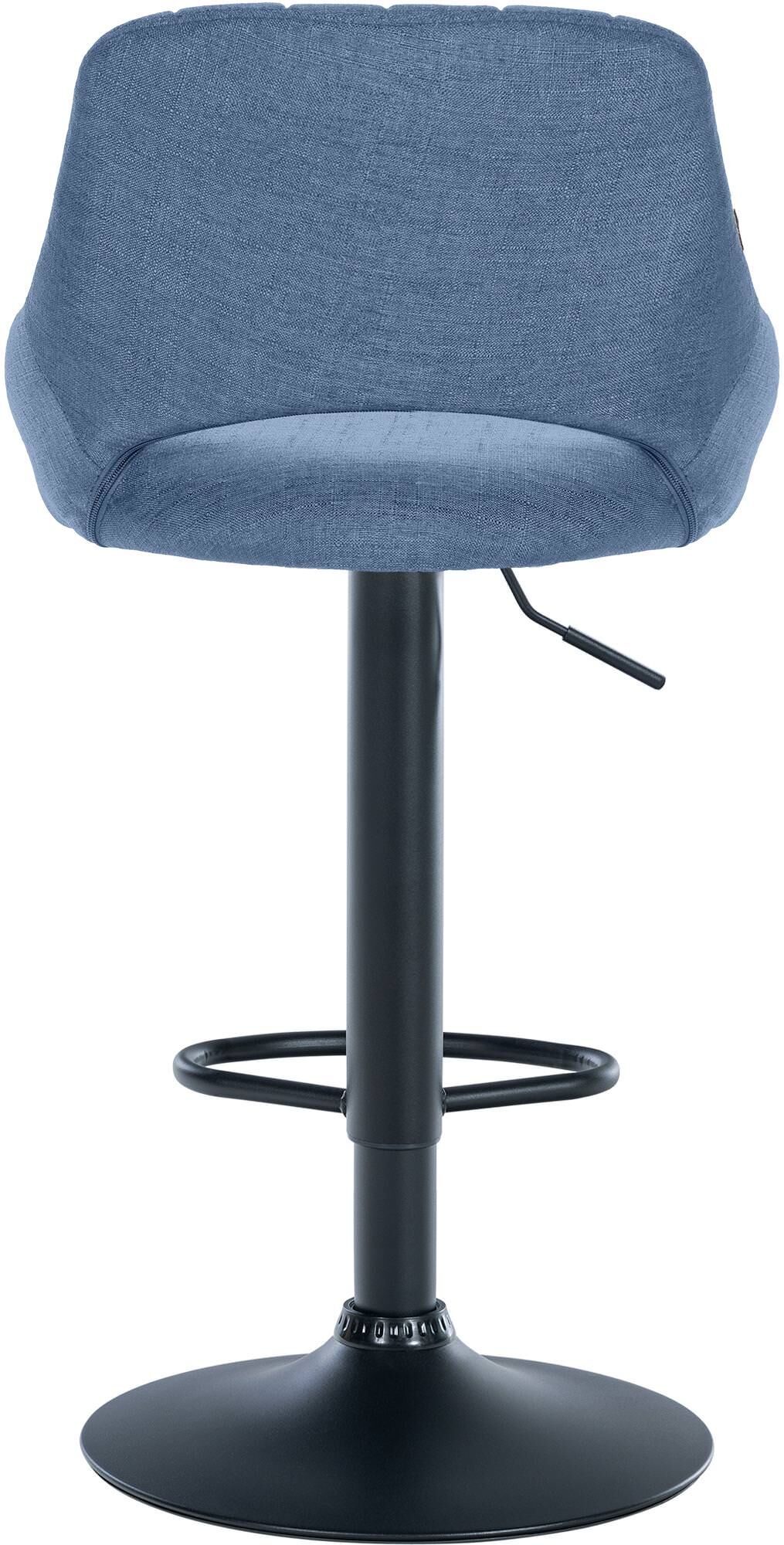 2er Set Barhocker Milet Stoff B, blau