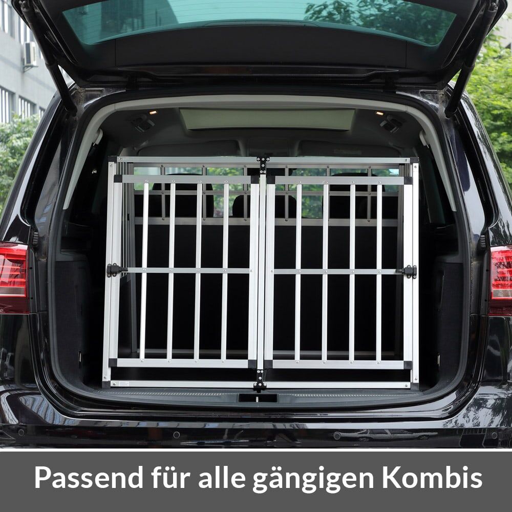 Hundetransportbox XXL 97x90x70cm Alu