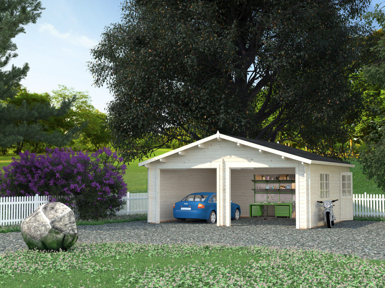 Palmako Holzgarage Roger 28,4 m²