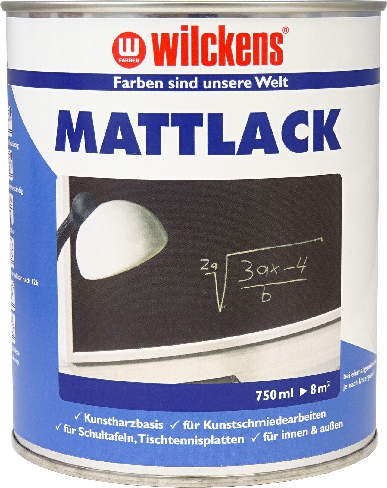 Wilckens Mattlack Schwarz 0.75l