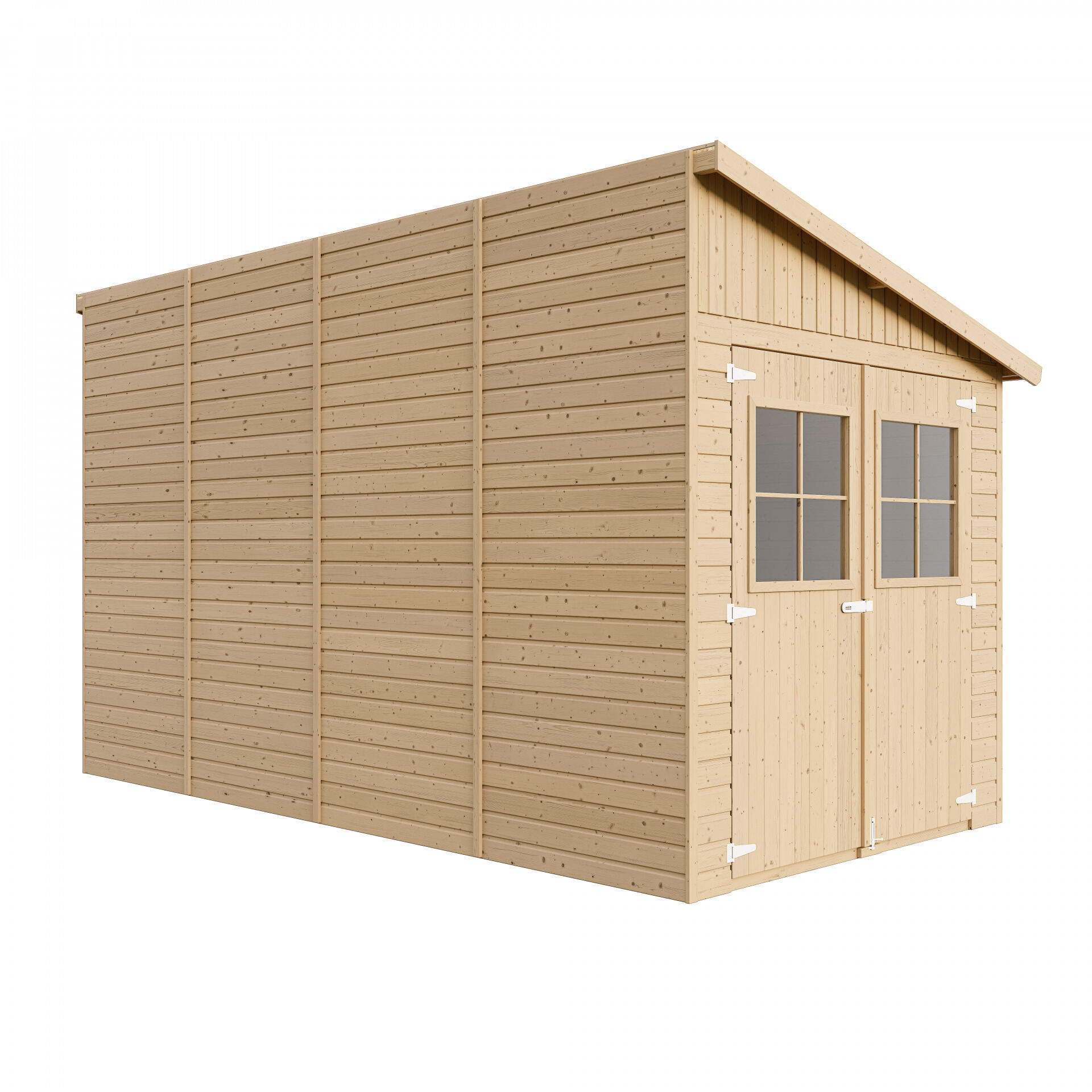 Holzschuppen M340A – 205 x 395 cm – 8 m2