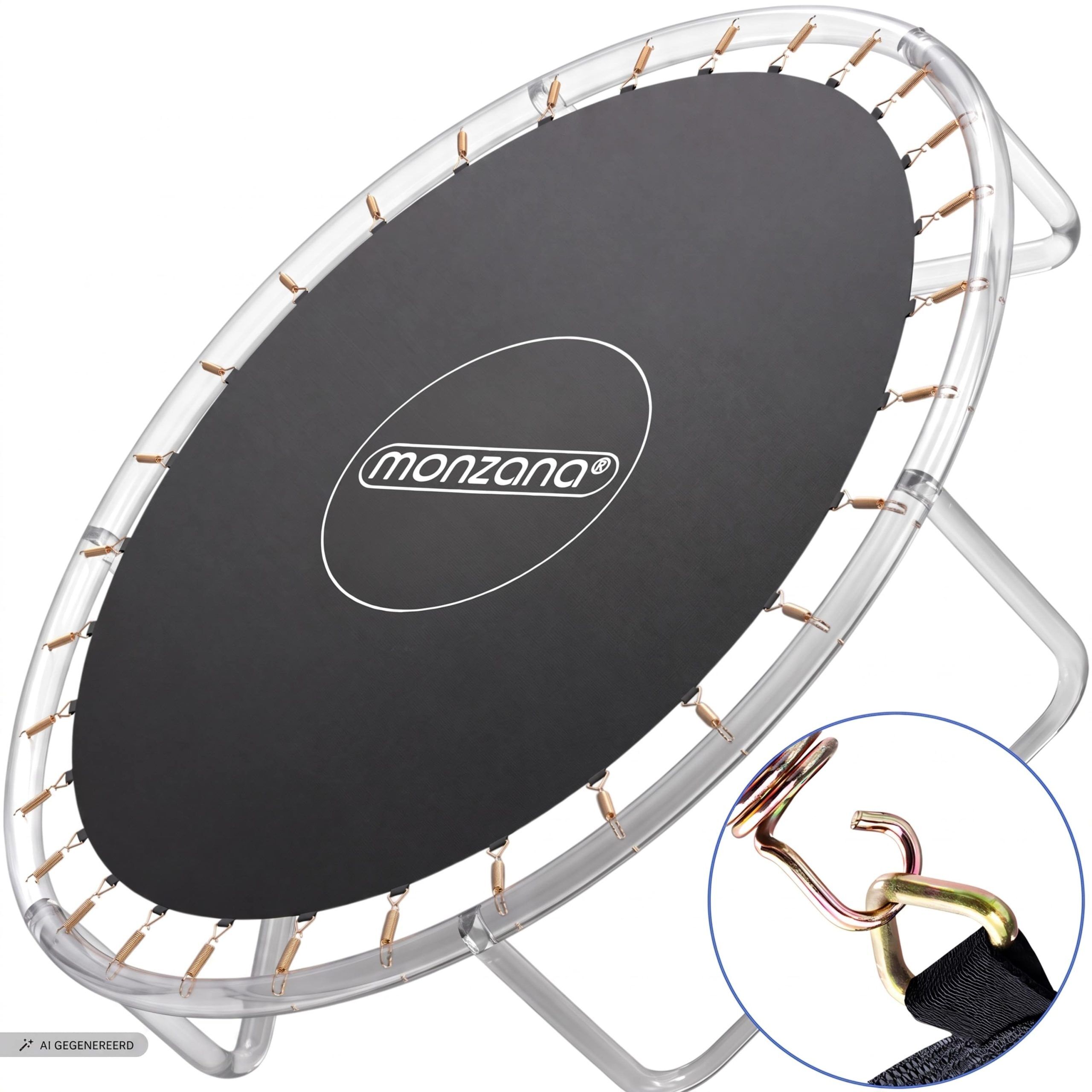 Trampolin Sprungtuch Schwarz Ø183cm