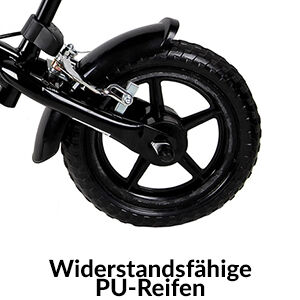Kinderlaufrad Easy Pirate Schwarz