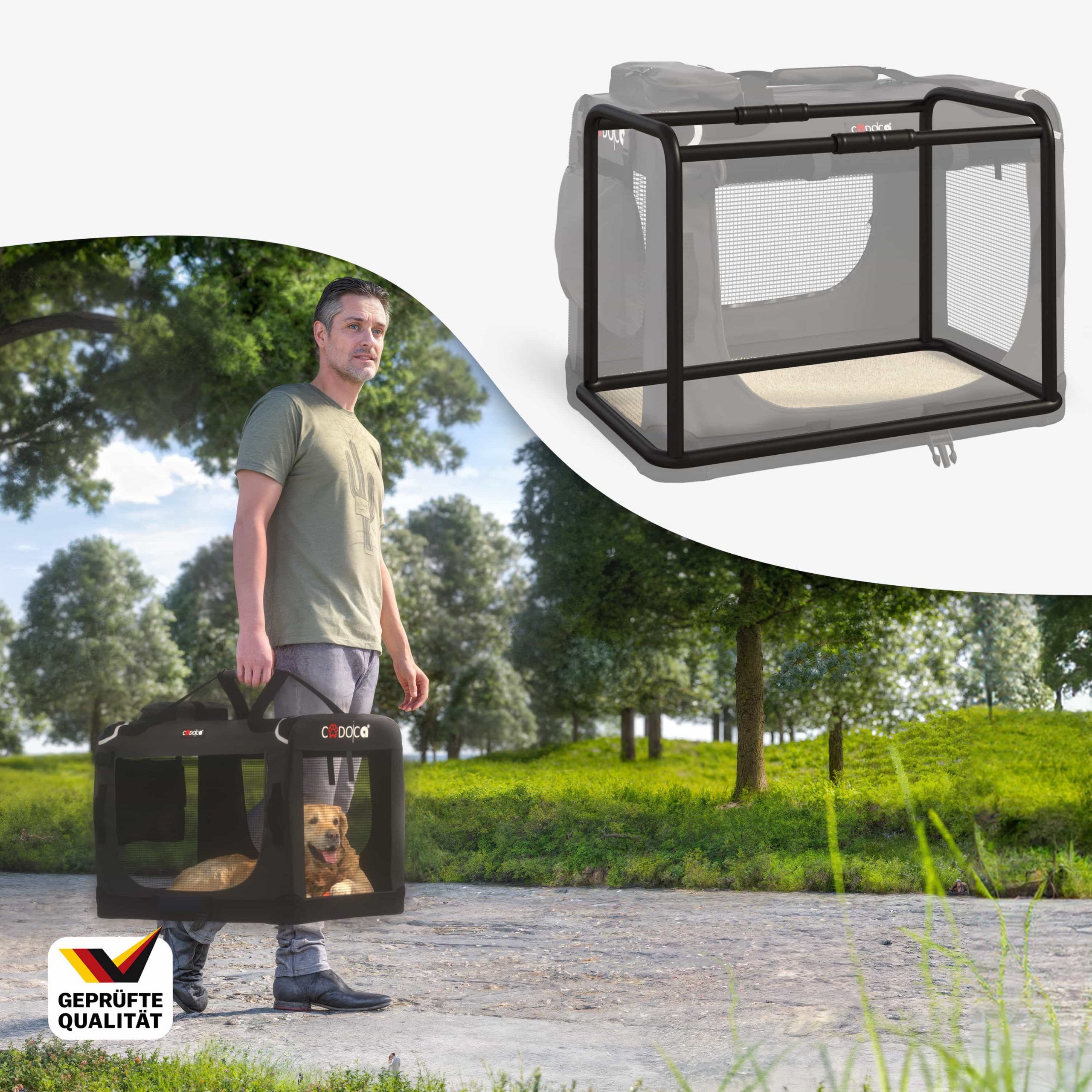 Hundebox faltbar XXXL 101x70x70cm Anthrazit