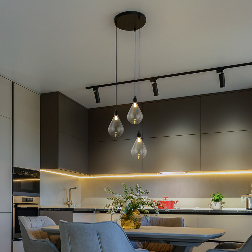 Hängeleuchte aus Glas CELIA Transparent - 3-flammig