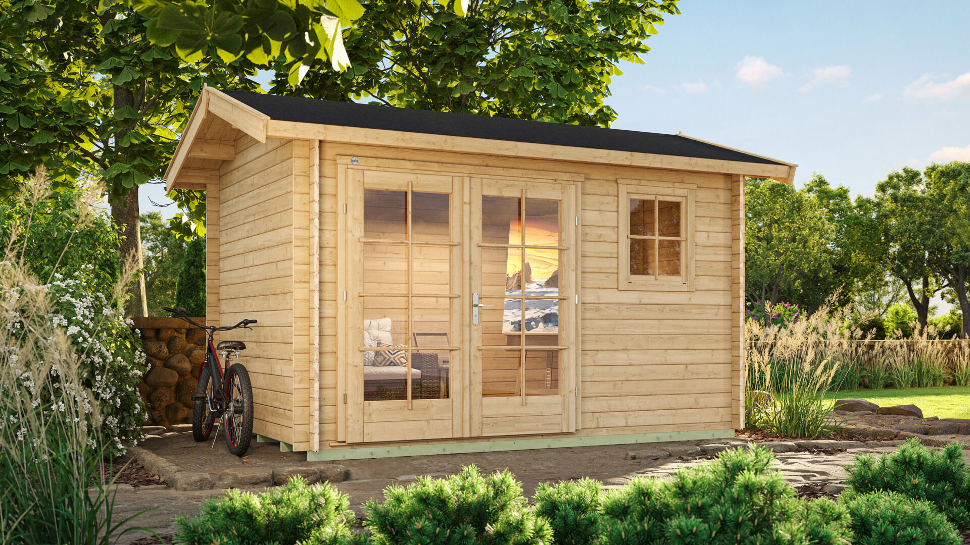 weka Gartenhaus 163 - 4,1x3,0m