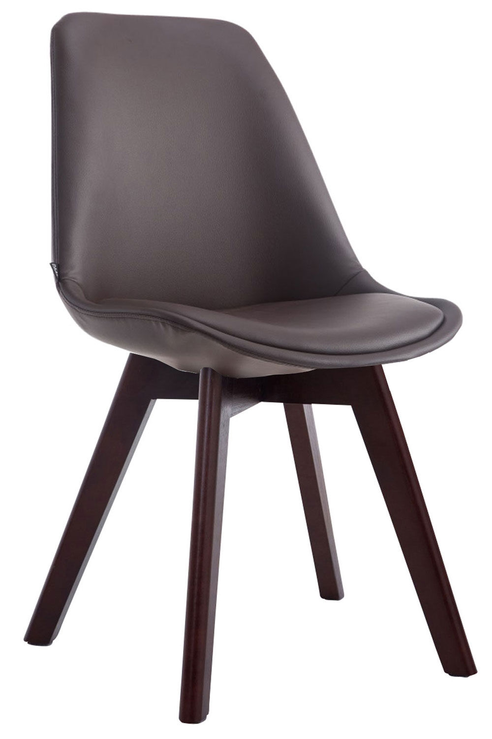 Stuhl Manado Kunstleder Walnuss, braun