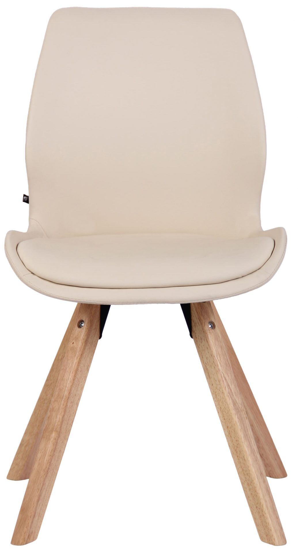 Stuhl Luna Kunstleder, creme