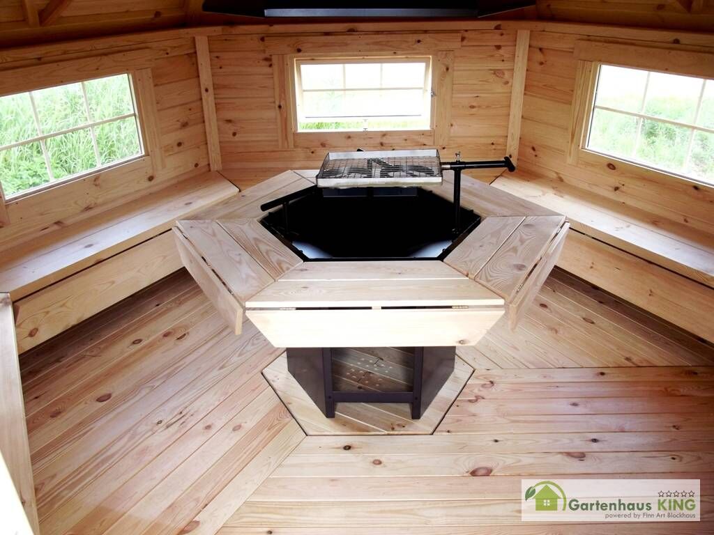 Finn Art Grillkota Elegance 9,2 Grill und Tische