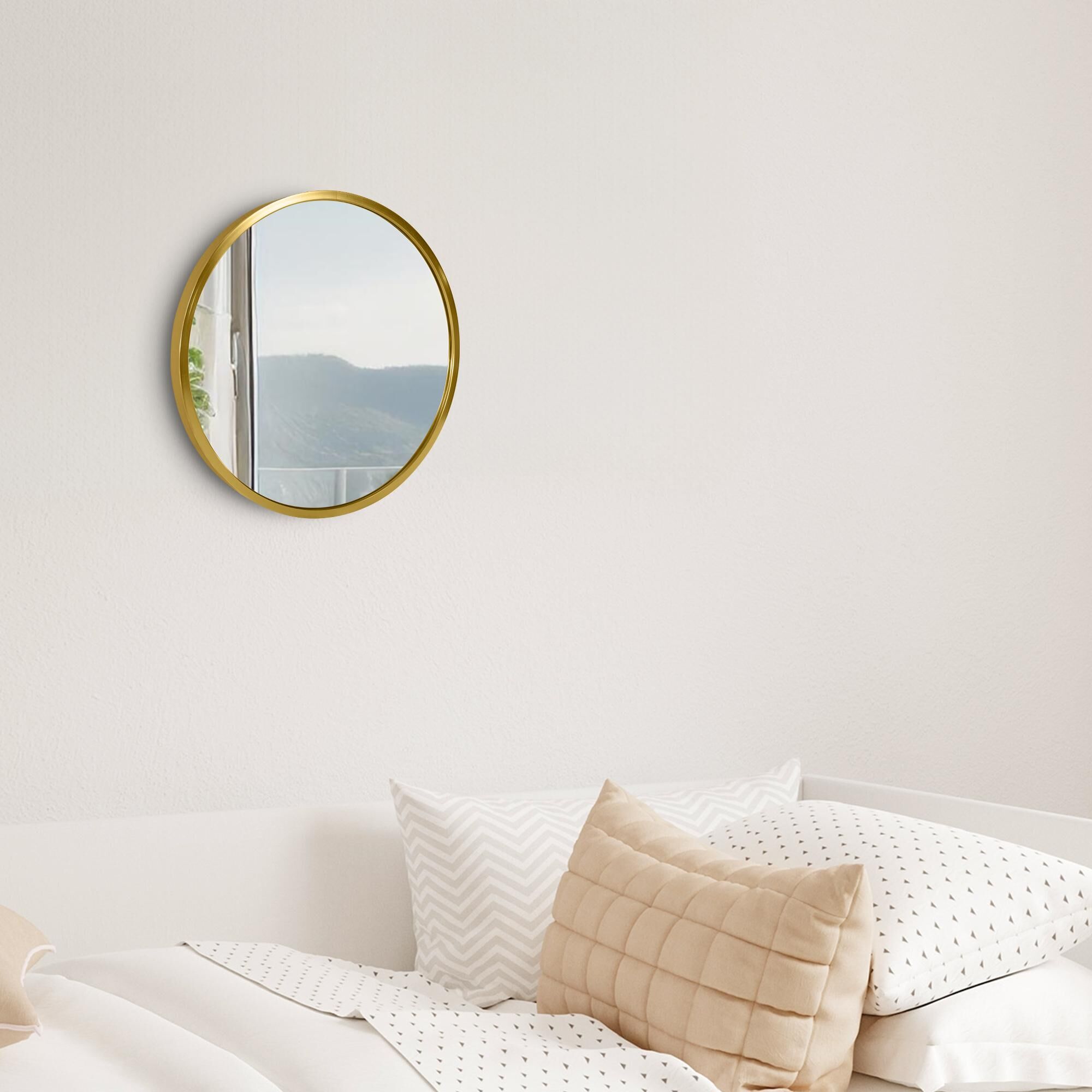 Wandspiegel Elsie S, gold glanz