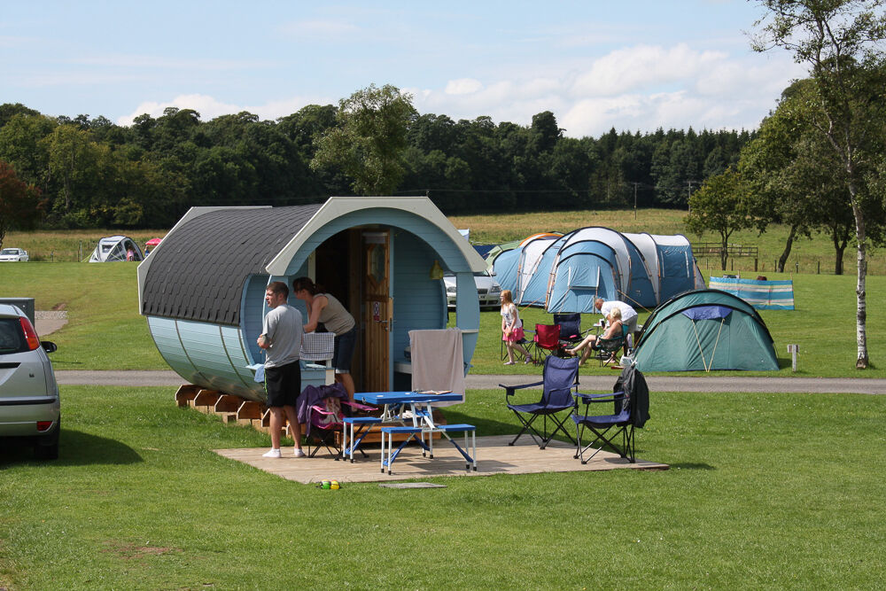 Camping Fass Arctic Premium Julia 240x420 Thermoholz montiert