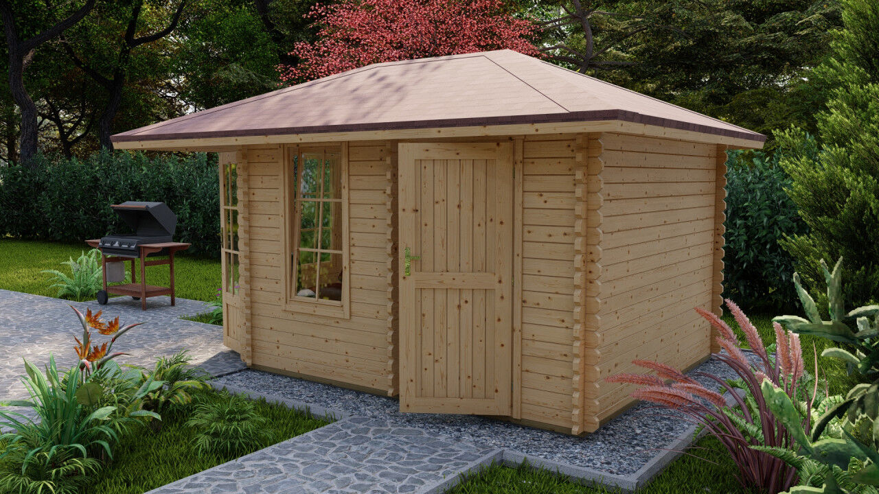 5 Eck Gartenhaus Norwegen 9