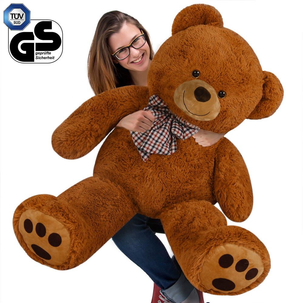 Plüschtier Teddybär XL Braun 100cm