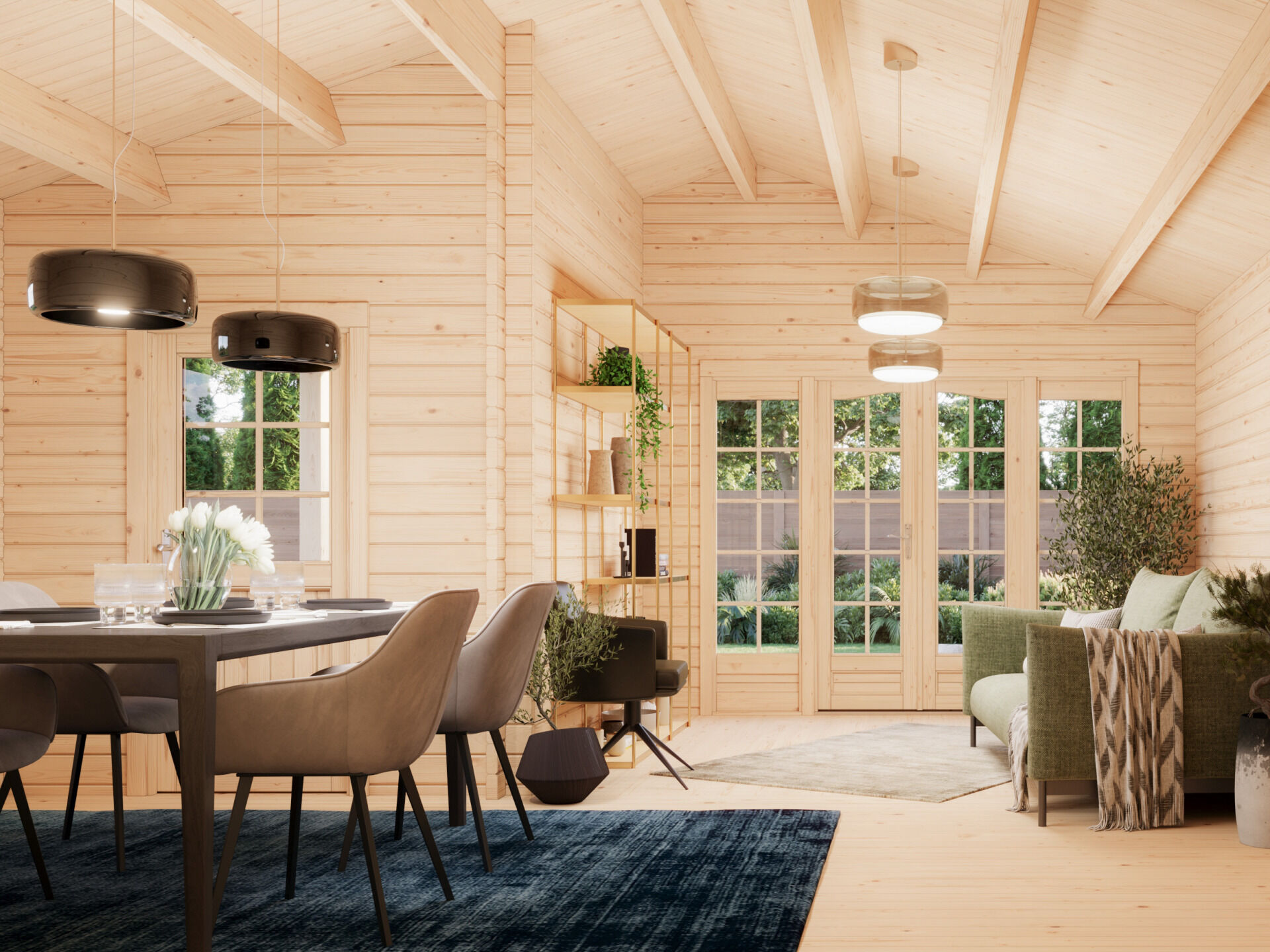 Palmako Gartenhaus Irene 21,9+5,2 m²