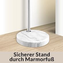 Design Bogenlampe 190-200cm verstellbar
