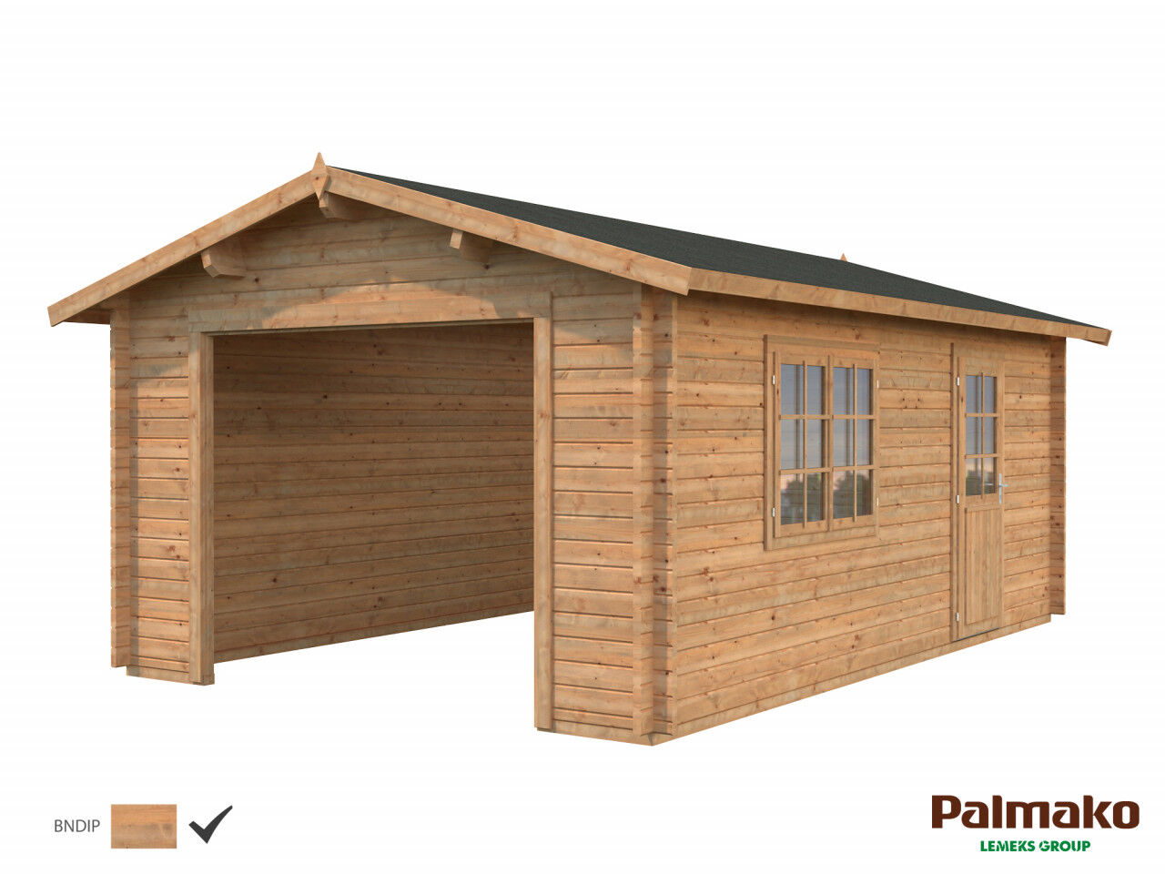 Palmako Holzgarage Roger 19,0 m²