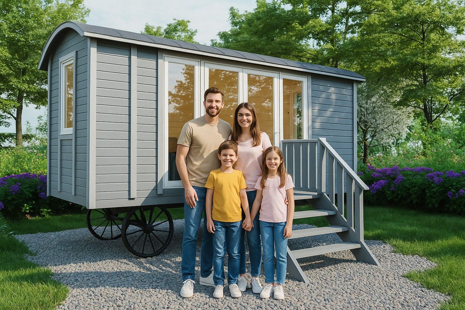 Zirkuswagen Tinyhaus aus Holz