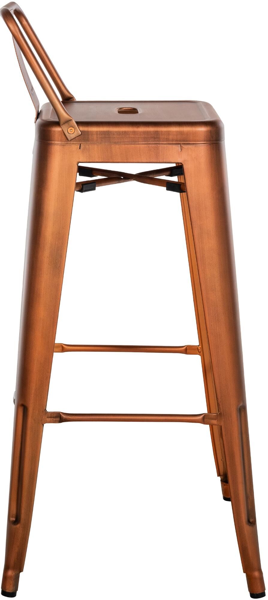 4er Set Barhocker Mason, kupfer