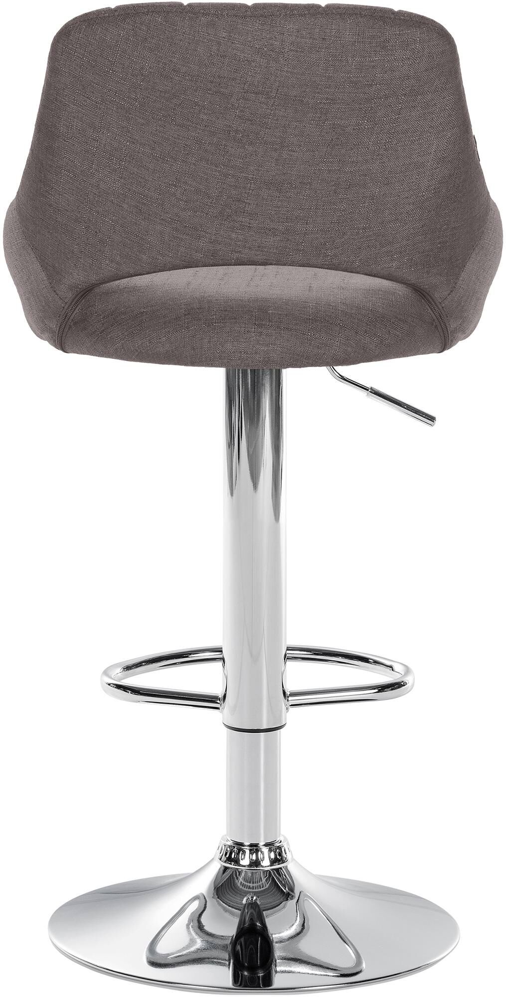 2er Set Barhocker Milet Stoff C, dunkelgrau