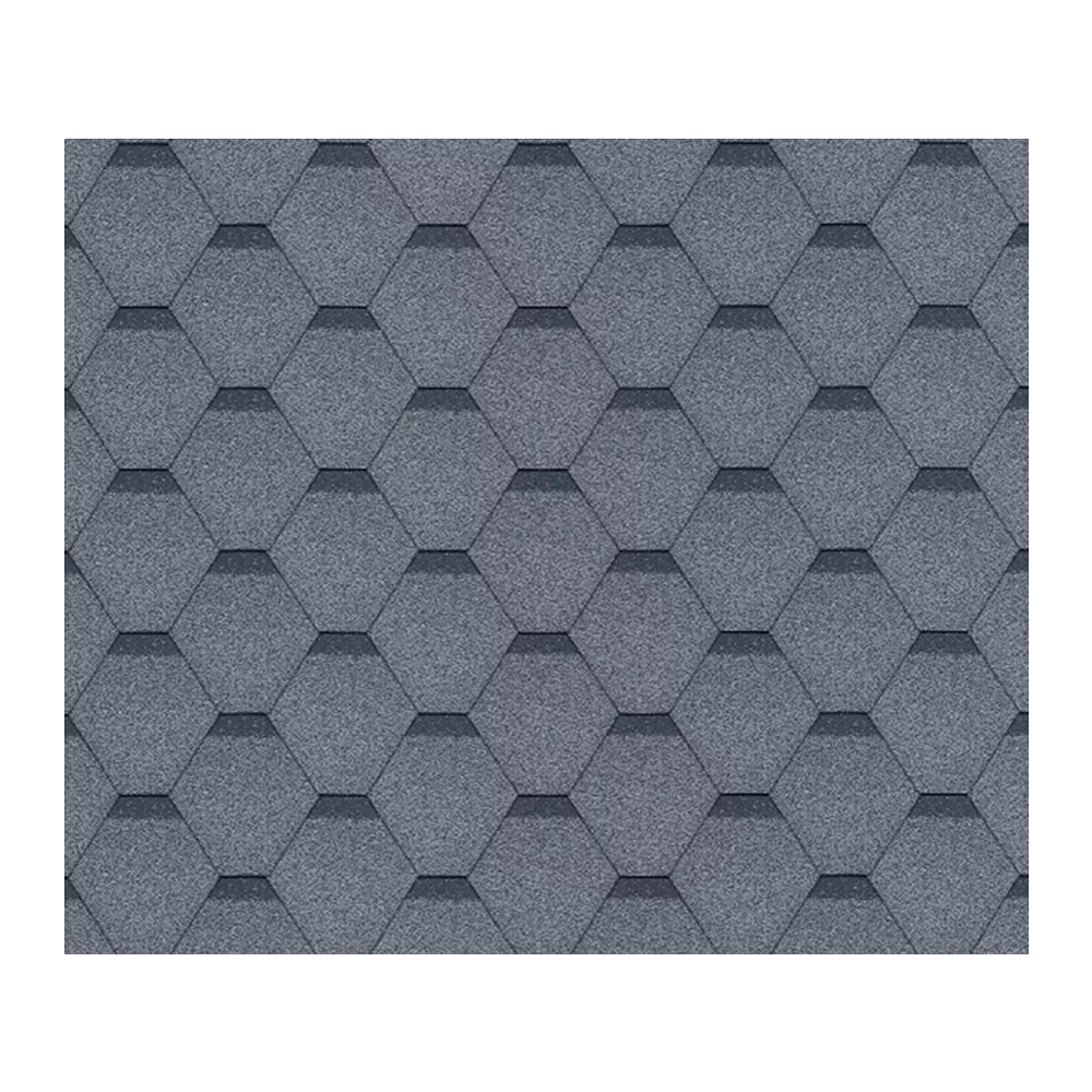 Schindeln Hexagonal Grau
