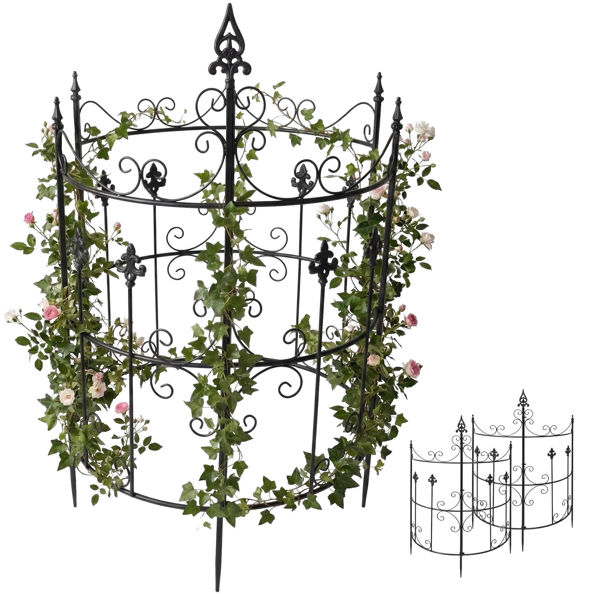 2er Set Rankgitter Klivia, anthrazit