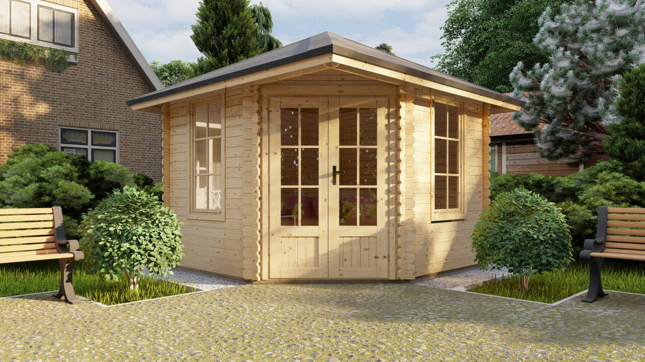 5 Eck Gartenhaus Schweden 31