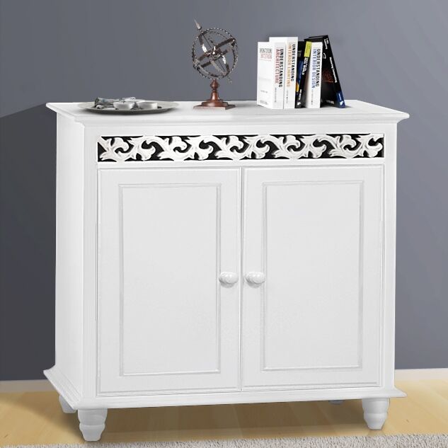 Kommode Jersey Weiß 76x65x35cm